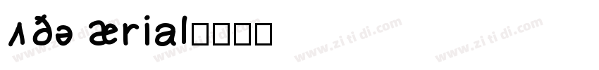 VDE Arial字体转换